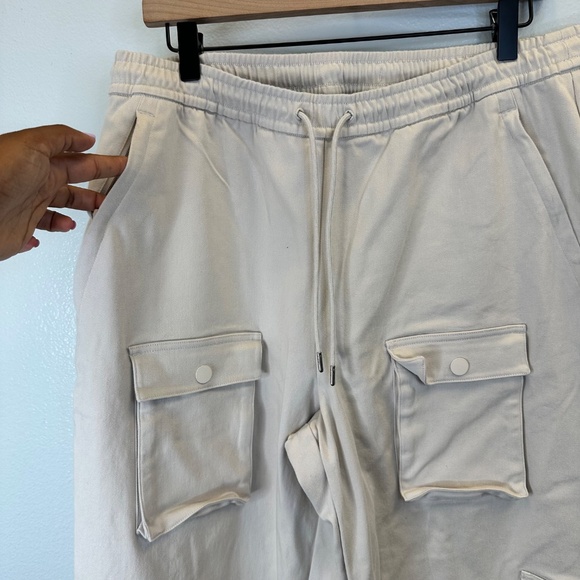 Alo Mens Northstar Cargo Pant in the color Bone size Large - Picture 6 of 10